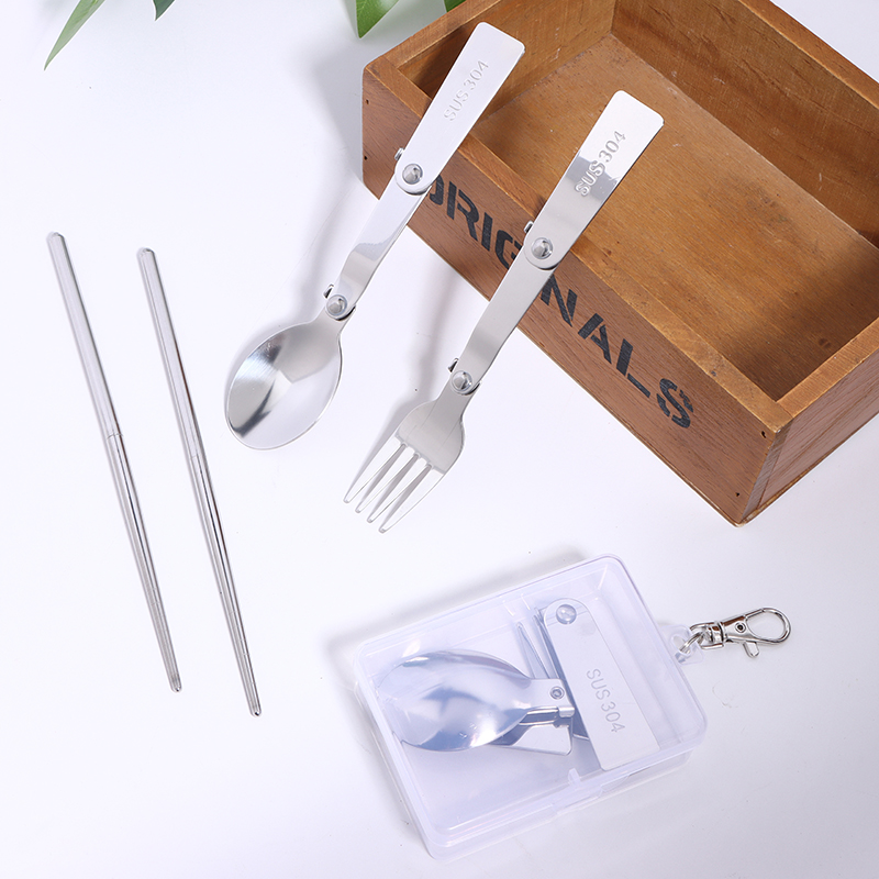 Bamboo Cutlery Travel - Novo 1 pc/3 pçs portátil ao