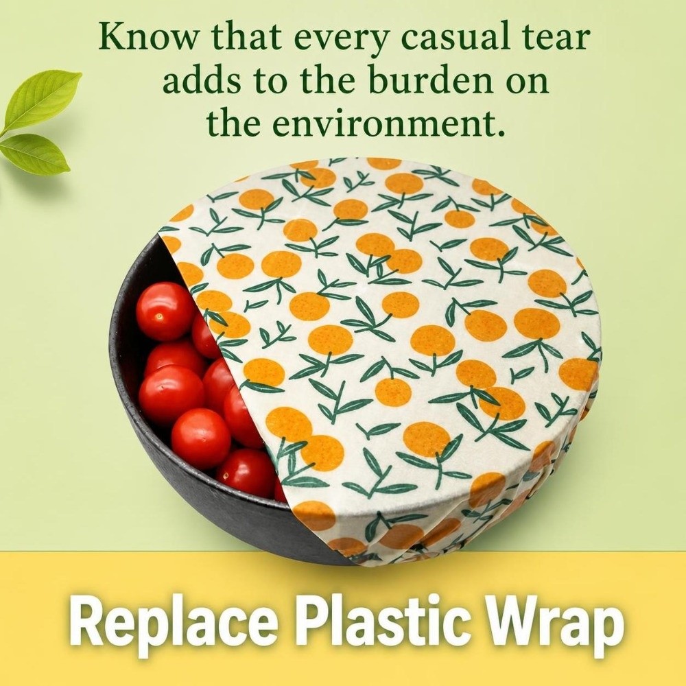9 peças de envoltório de cera  - Beeswax Food Cover avaliação e preço