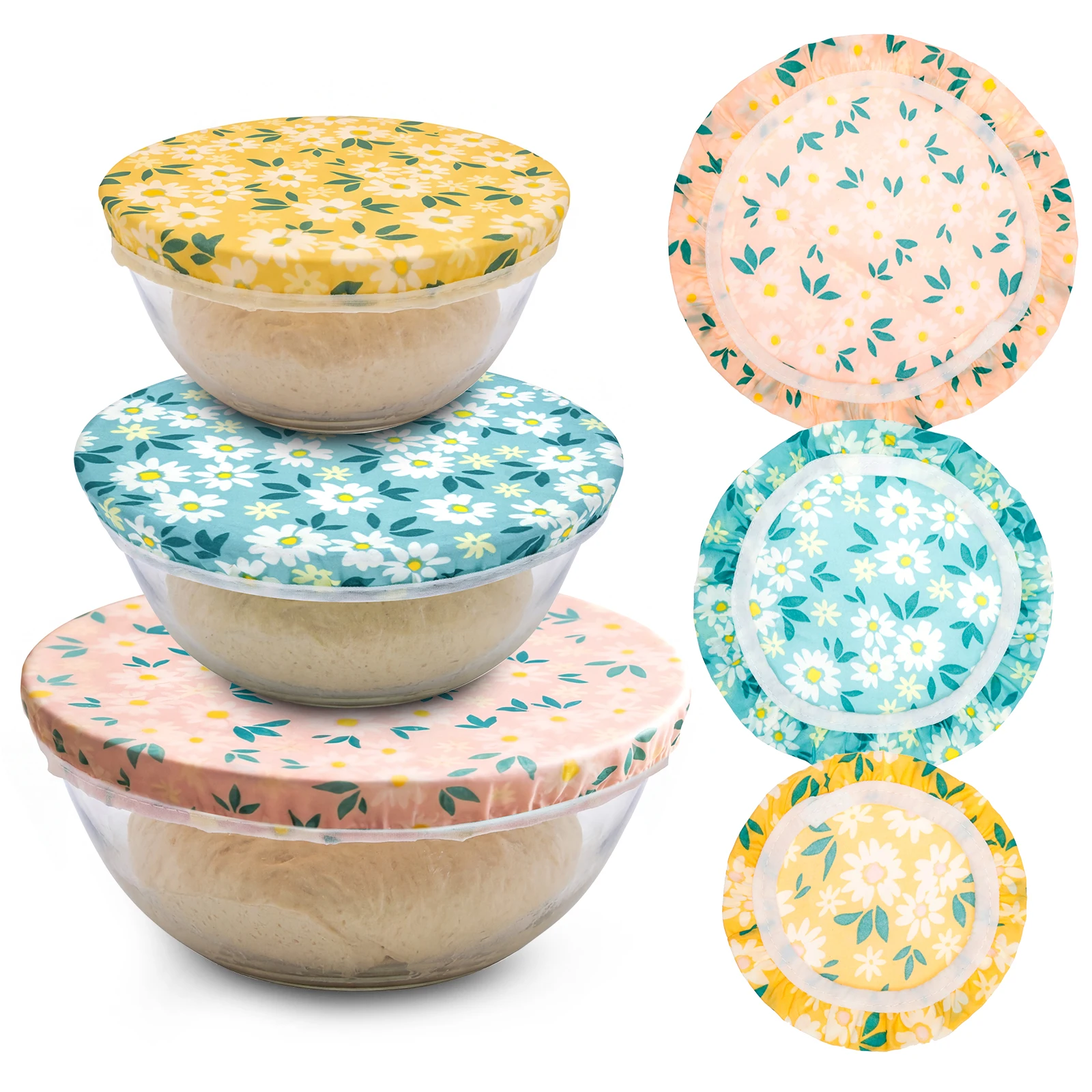 Conjunto de 3 Tampas de Algodã - Beeswax Food Cover avaliação e preço
