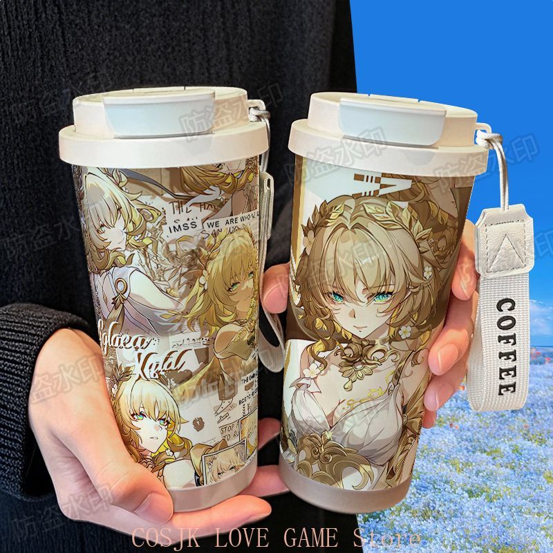 Anime aglaea honkai: star rail - Stainless Steel Straw avaliação e preço