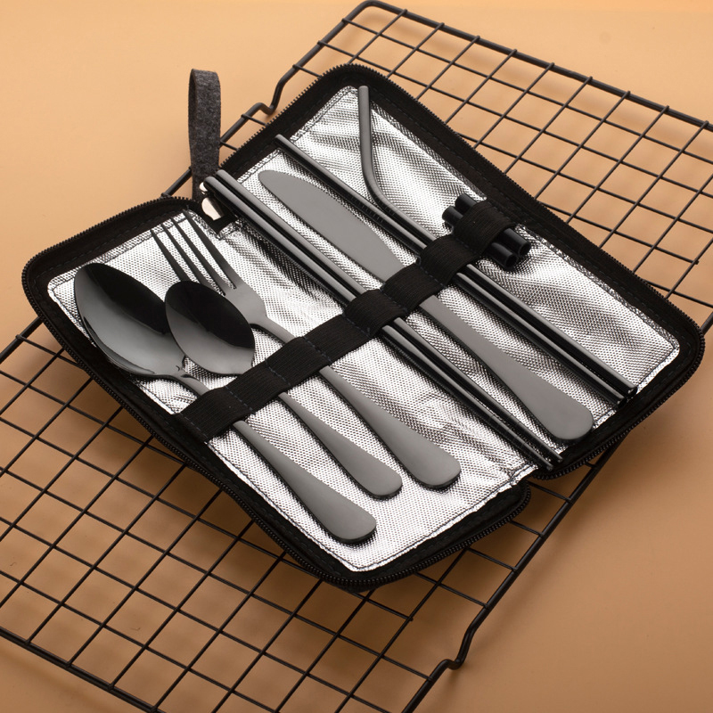 Novo Conjunto de Talheres Port - Bamboo Cutlery Travel avaliação e preço