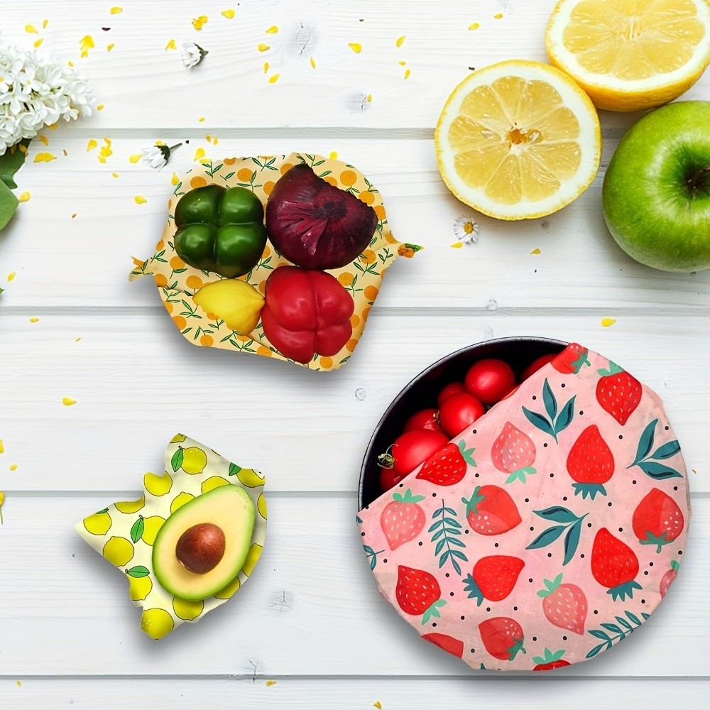 9 peças de envoltório de cera  - Beeswax Food Cover avaliação e preço