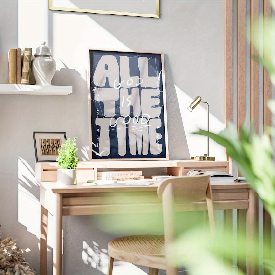 Deus é sempre bom, arte de par - Sustainable Living Products avaliação e preço