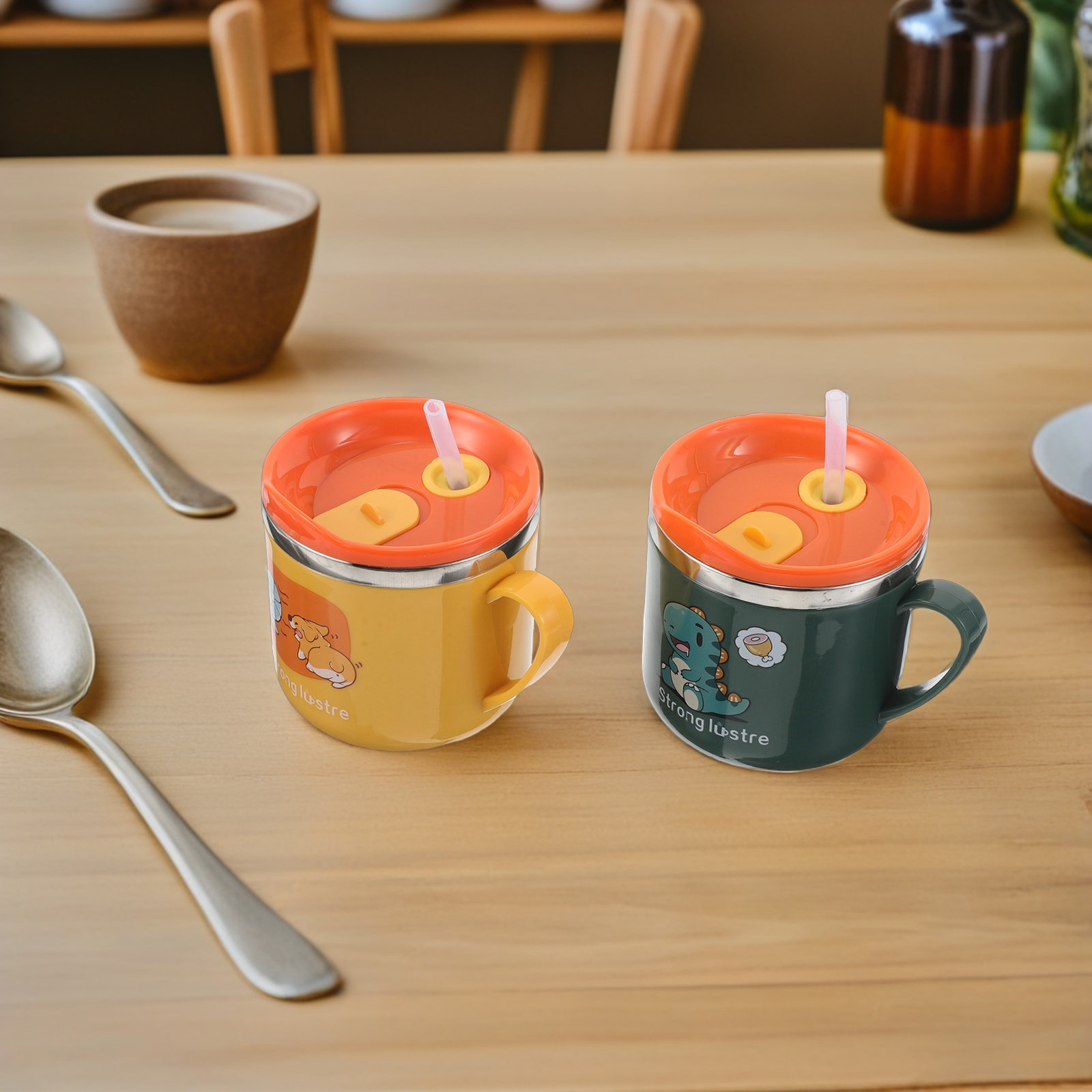 2 Peças Copo de Água Infantil  - Stainless Steel Straw avaliação e preço
