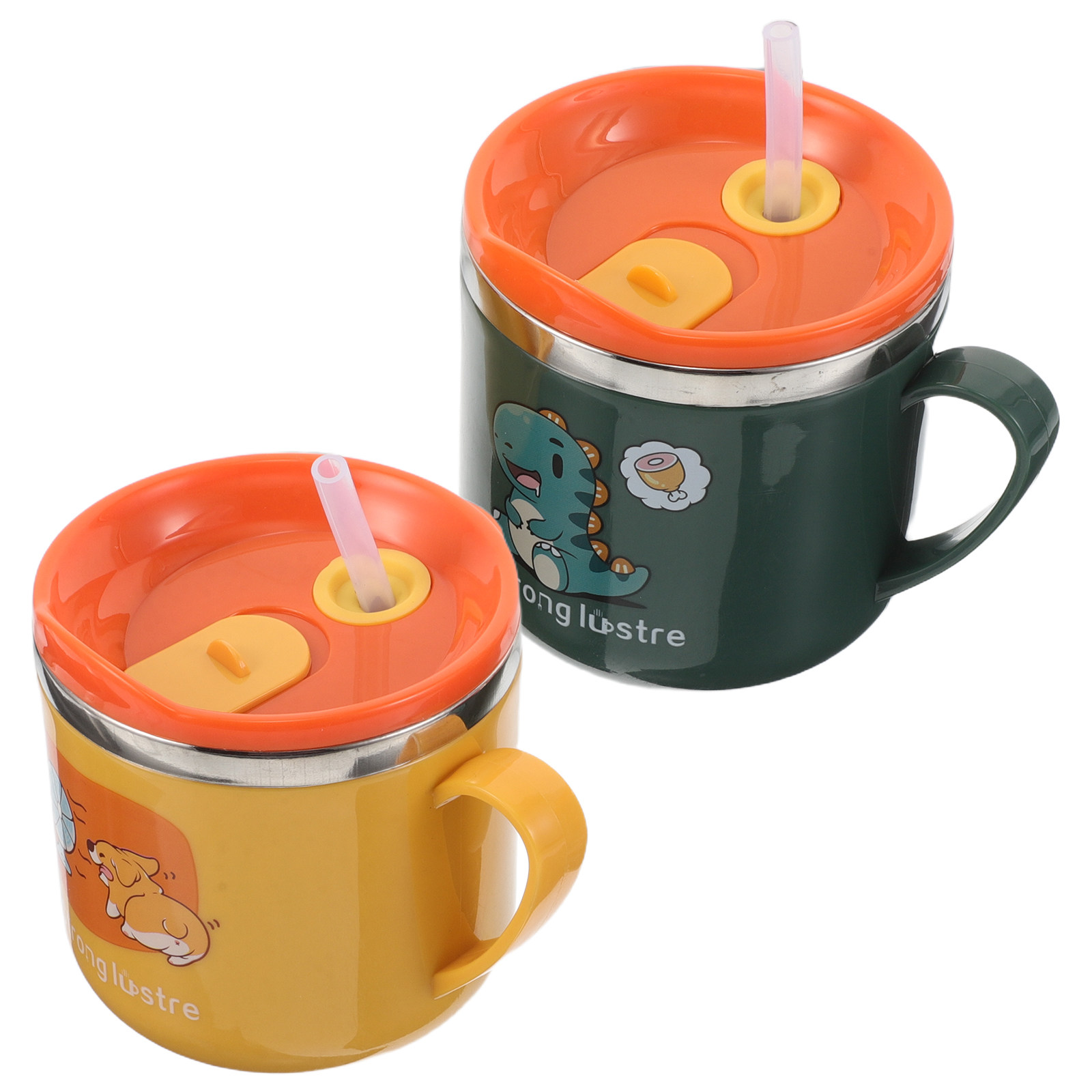 2 Peças Copo de Água Infantil  - Stainless Steel Straw avaliação e preço