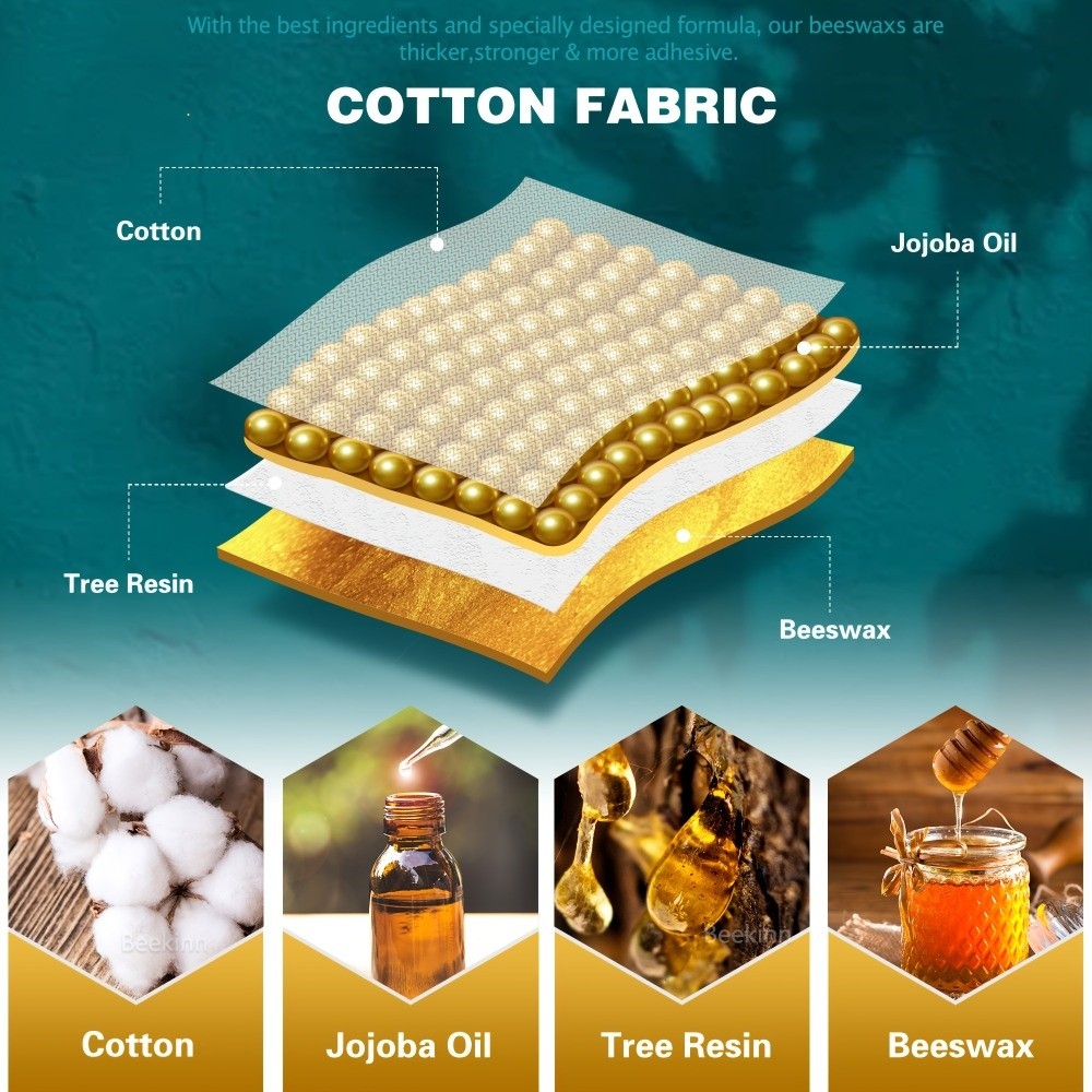 9 peças de envoltório de cera  - Beeswax Food Cover avaliação e preço