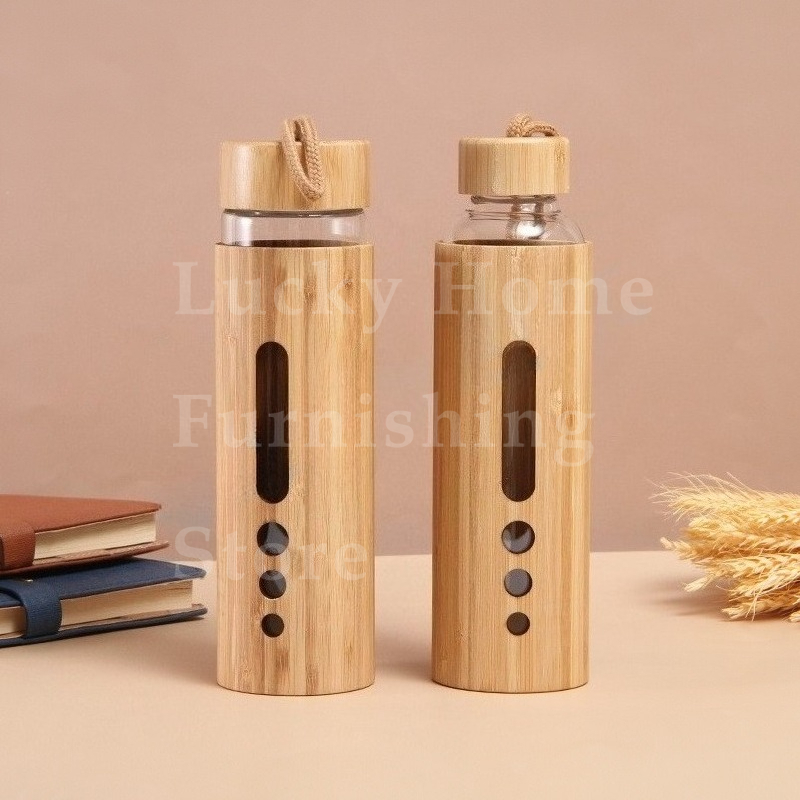 Garrafa de Água de Vidro Boros - Bamboo Cutlery Travel avaliação e preço